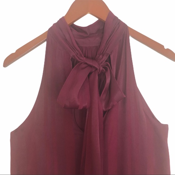 BOBI BLACK NWT High Neck Halter Dress with Tie in Back - Picture 4 of 6